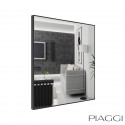 Popy Silver Square Mirror