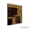 Popy Bronze Square Mirror